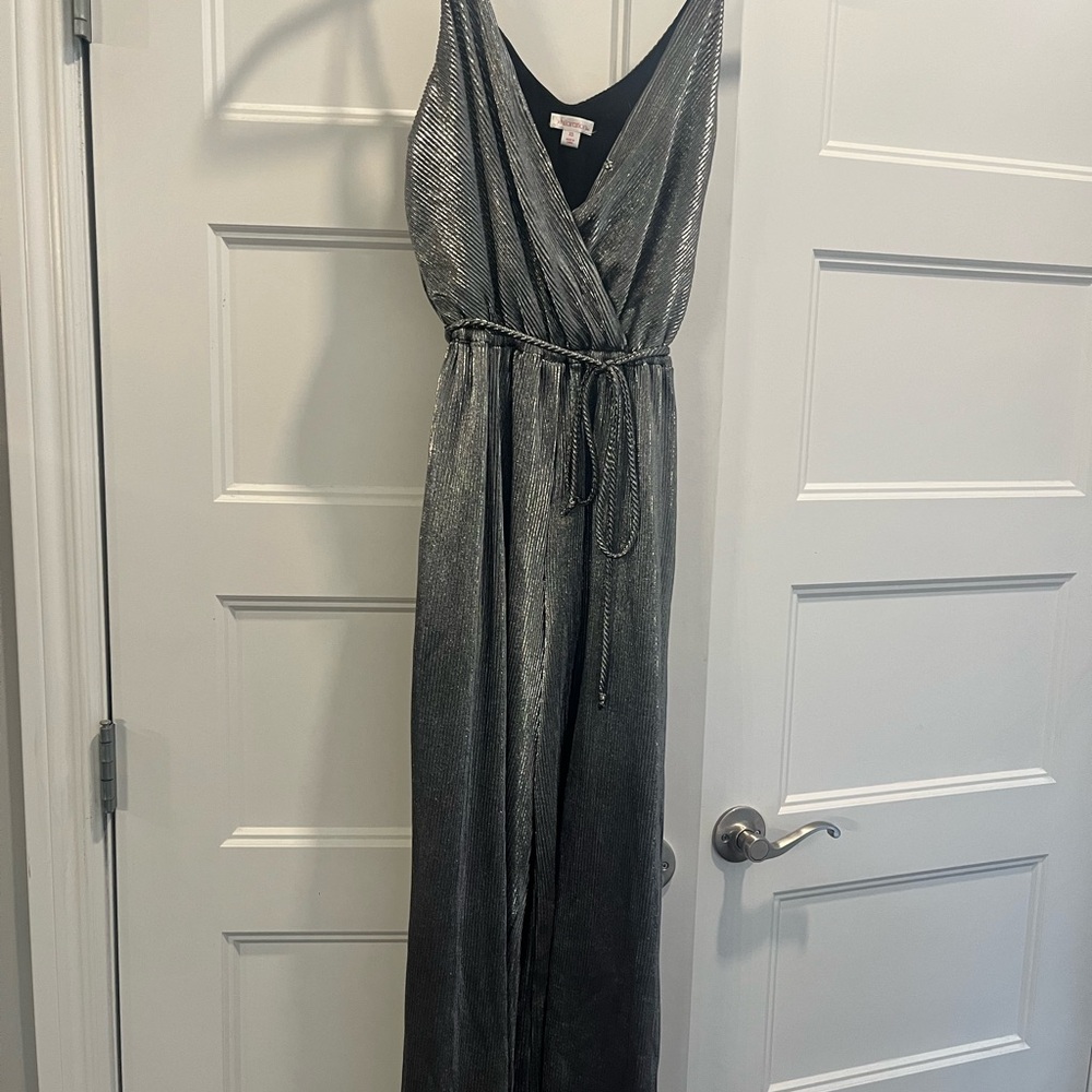 Xhilaration Silver Jumpsuit